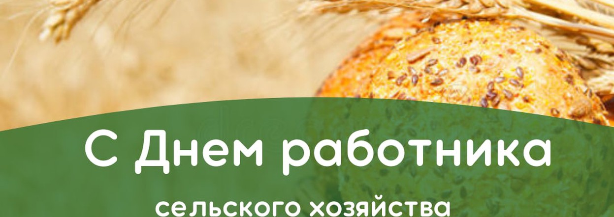 С Днем работника сельского хозяйства и перерабатывающей промышленности!